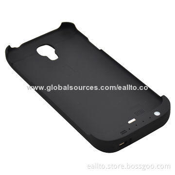 power Case for Samsung Galaxy S4, 5V DC/0.5A Input Voltage, 3,700mAh Capacity